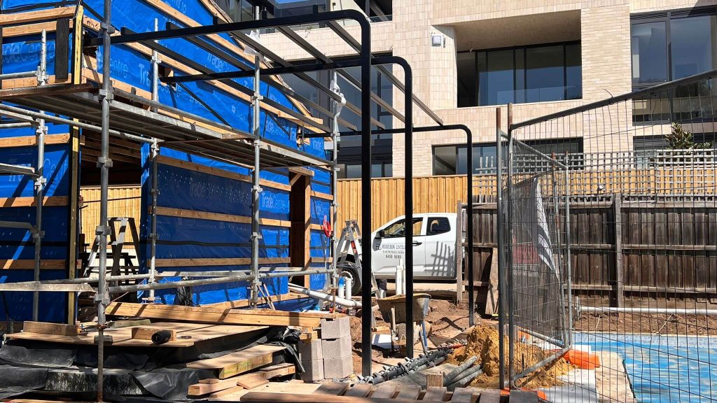 Structural steel fabrication and installation work by Heidelberg Lintels